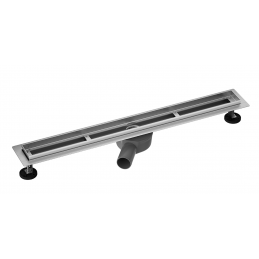 Caniveau de douche ELIO PLUS 80 cm en acier inoxydable