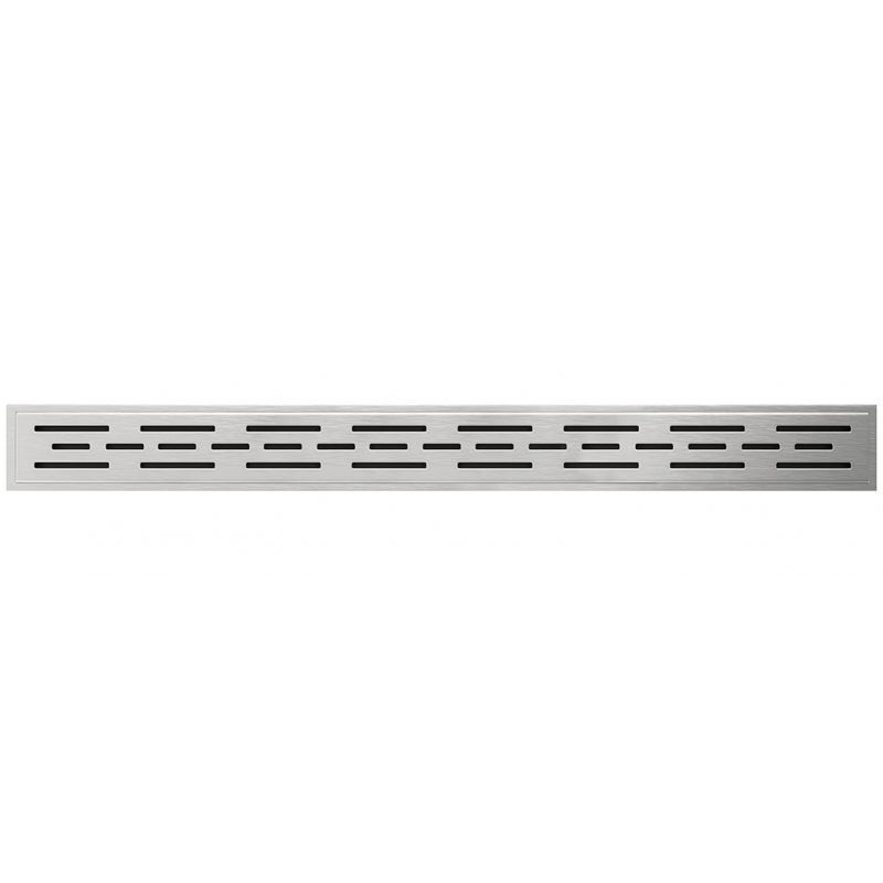 Grille LINE pour caniveau de douche 80 cm en acier inoxydable