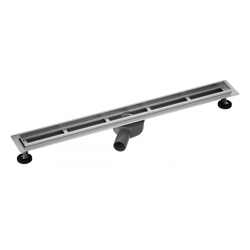 Caniveau de douche ELIO PLUS 90 cm en acier inoxydable