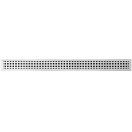 Grille KARE pour caniveau de douche 90 cm en acier inoxydable