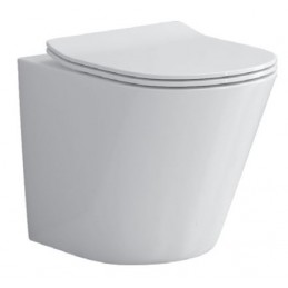 Cuvette WC à poser SORRENTO - avec abattant à frein de chute