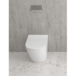 Cuvette WC à poser SORRENTO - avec abattant à frein de chute