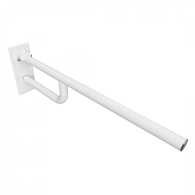 Barre d'appui relevable HELP en blanc comaxite 76x25x10cm