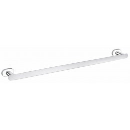 Porte-serviette YUKON en laiton blanc chromé 50,6 cm