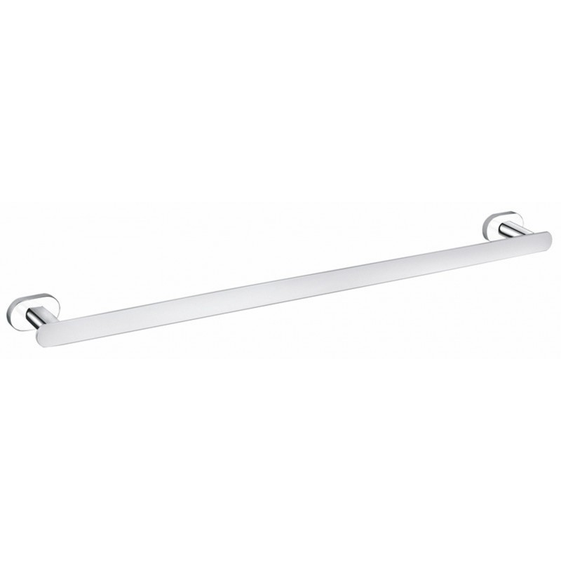 Porte-serviette YUKON en laiton blanc chromé 50,6 cm