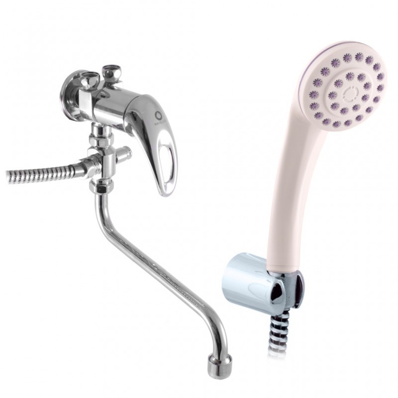 Mélangeur basse pression pour baignoire ou douche avec douchette