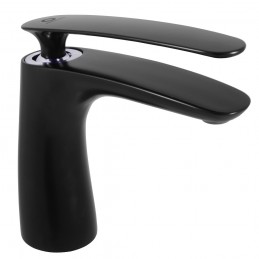Mitigeur lavabo TIGRIS laiton noir sans siphon