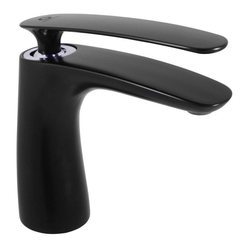 Mitigeur lavabo TIGRIS laiton noir sans siphon