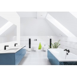 Mitigeur lavabo TIGRIS laiton noir sans siphon
