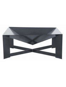 Brasero de jardin carré CUBA en acier