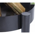 Grille acier noir sur trépied + Brasero de jardin HAITI