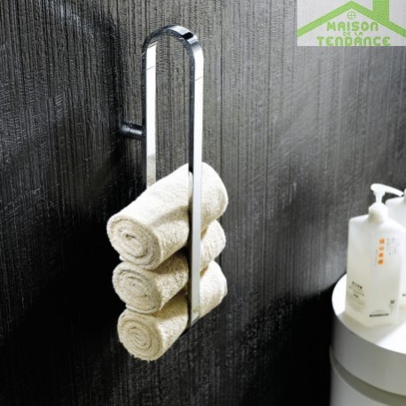 Porte-serviette mural NOVELLINI en laiton chromé Porte-serviette mural NOVELLINI en laiton chromé