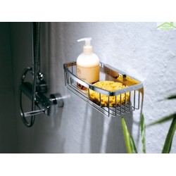 Porte-savon, panier détachable NOVELLINI en chrome