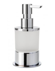 Distributeur de savon liquide pose libre OMEGA 8x16x8 cm / 200ml