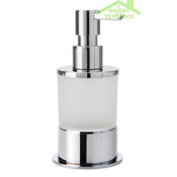 Distributeur de savon liquide pose libre OMEGA 8x16x8 cm / 200ml Distributeur de savon liquide pose libre OMEGA 8x16x8 cm / 200ml