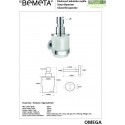 Distributeur de savon liquide en verre OMEGA 7,5x16x10 cm / 200ml