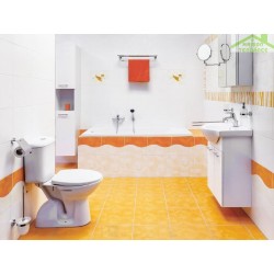 Dérouleur toilettes WC avec couvercle OVAL en chrome 13x12,5x6 cm