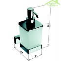 Distributeur de savon liquide en verre PLAZA 12,5x8x16,