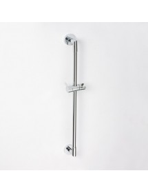 Rail de douche BETA en chrome avec porte pommeau 90cmx 9cm x 11cm 
