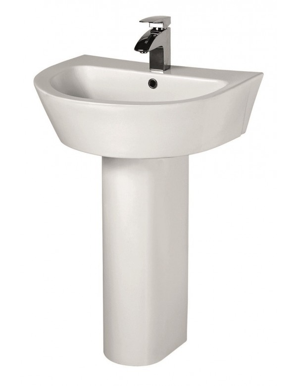 Lavabo colonne SORENTO 61x49x85 cm en céramique