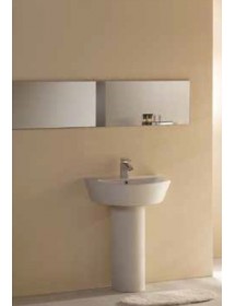 Lavabo colonne SORENTO 61x49x85 cm en céramique
