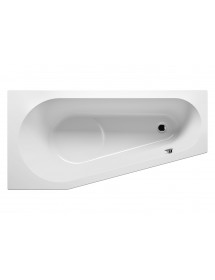 Baignoire d'angle droite acrylique RIHO DELTA 160x80 cm