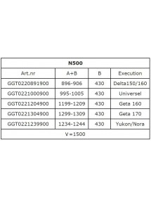 Paroi de bain universelle battante RIHO NAUTIC N500 150x100 cm