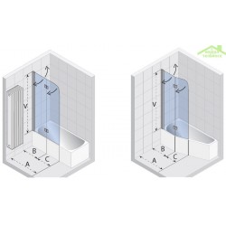 Paroi de baignoire RIHO NOVIK Z500 pour YUKON et NORA